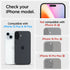 Protector de pantalla Spigen iPhone 16 Plus / iPhone 16 – GLAS.tR EZ Fit (paquete de 2)